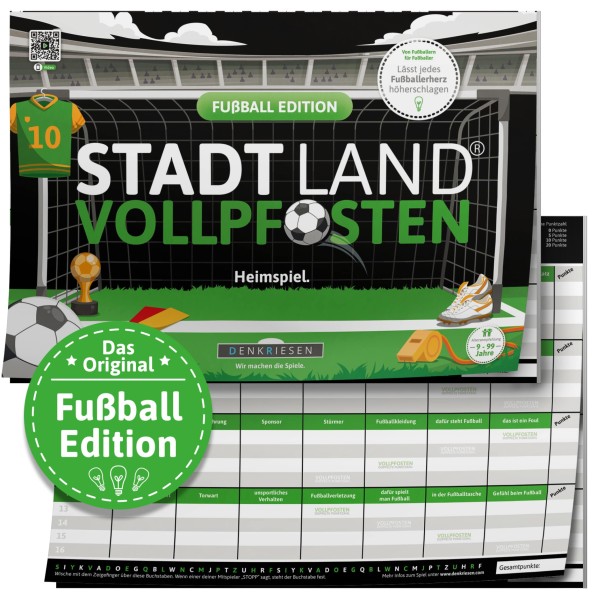 STADT LAND VOLLPFOSTEN – FUßBALL EDITION - Heimspiel (DinA4-Format)