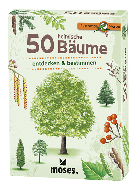 50 heimische Tiere in Stadt & Garten Spiel Expedition Natur MOSES Kartenspiel 