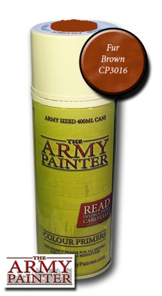 Army Painter Primer: Fur Brown (400ml)