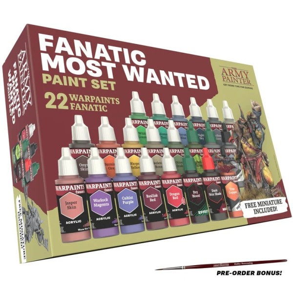 Army Painter – Fanatic Most Wanted Paint Set