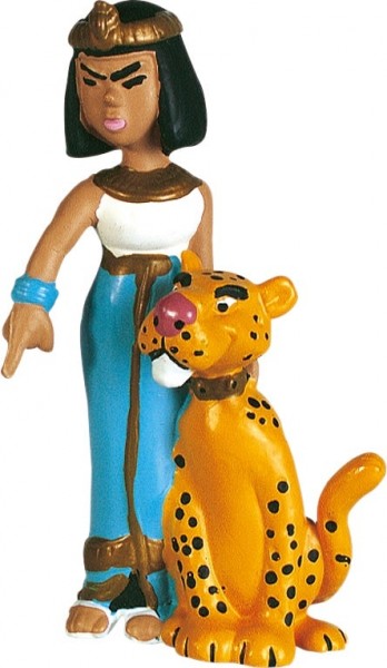 Kleopatra mit Leopard