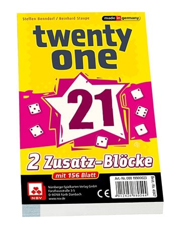 Twenty One – Ersatzblöcke (2 Stück)