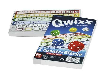 Qwixx – Das Original Ersatzblöcke (2 Stück)