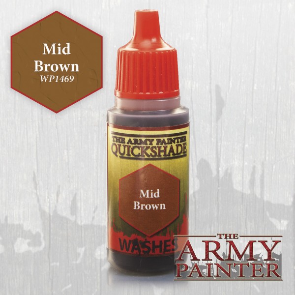 Army Painter Paint: Mid Brown (6)