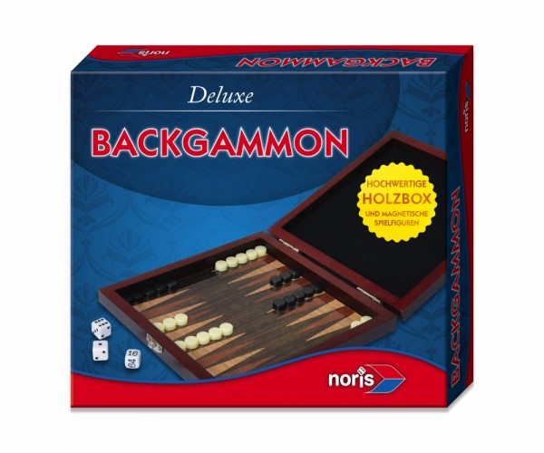 Deluxe Reisespiel: Backgammon (Holzbox)